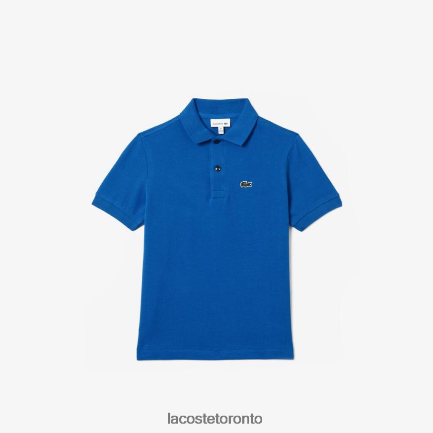 Clothing Lacoste Regular Fit Petit Pique Polo Blue Kids Z60BPR3174