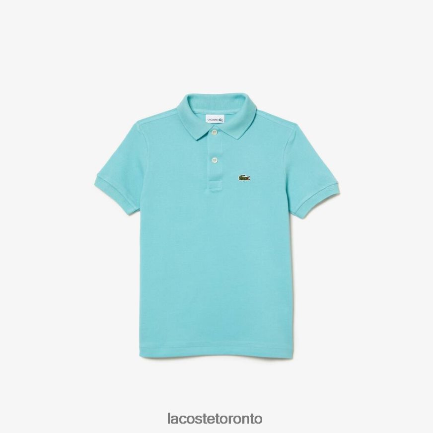 Clothing Lacoste Regular Fit Petit Pique Polo Turquoise Kids Z60BPR2999