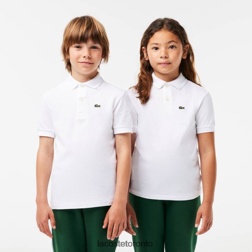 Clothing Lacoste Regular Fit Petit Pique Polo White Kids Z60BPR3000