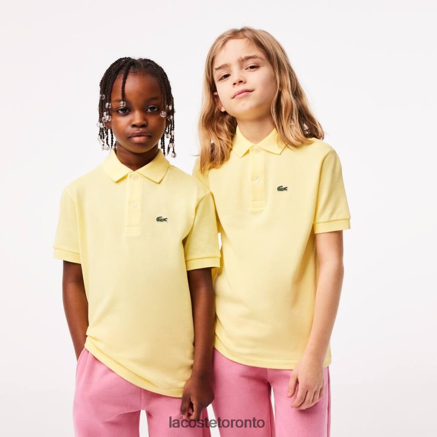 Clothing Lacoste Regular Fit Petit Pique Polo Yellow Kids Z60BPR3131