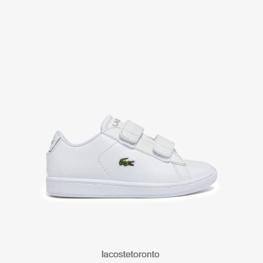 Shoes Lacoste Carnaby Evo BL Synthetic Sneakers White Kids Z60BPR2940