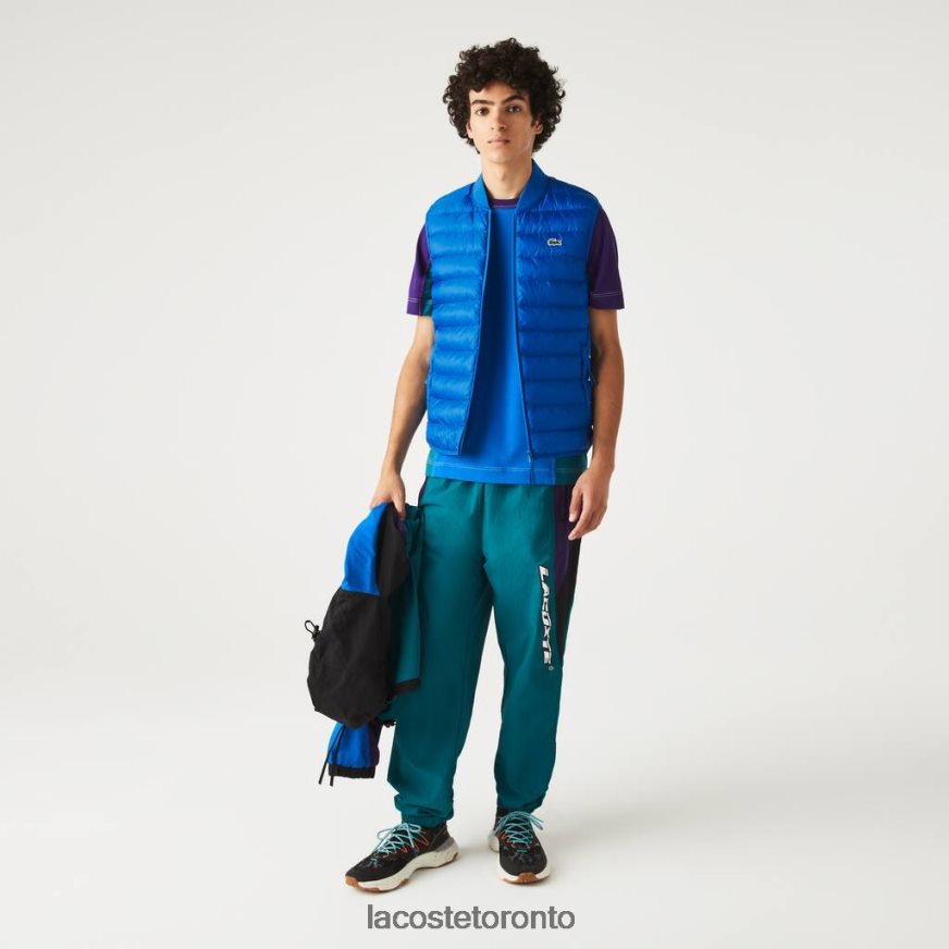 Clothing Lacoste Padded Water-Repellent Vest Blue Men Z60BPR1251