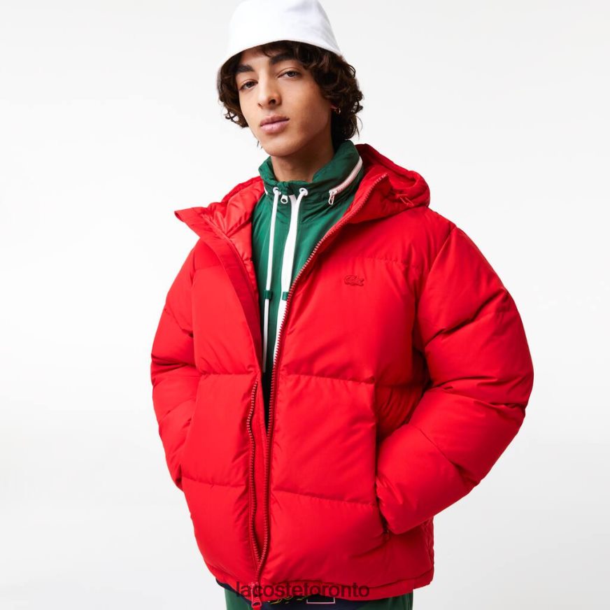 Clothing Lacoste Quilted Water-Repellent Jacket Red Men Z60BPR1212