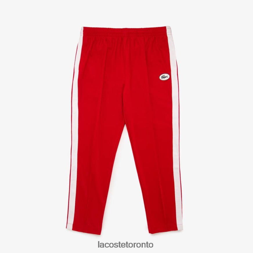 Clothing Lacoste Contrast Side Band Trackpants Red Men Z60BPR1078