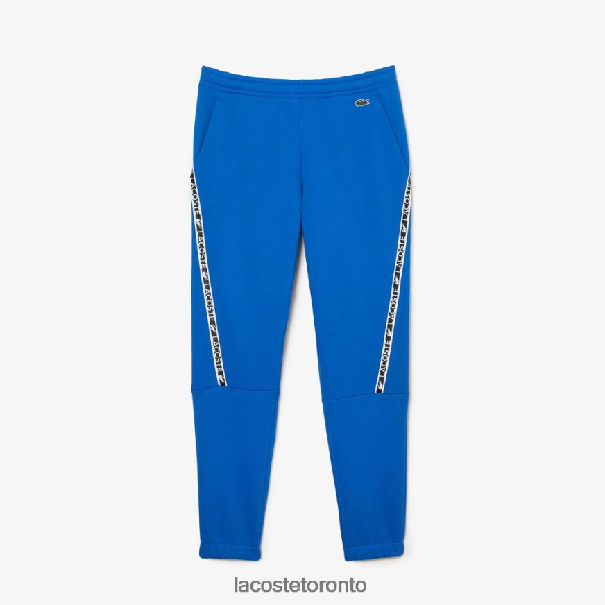 Clothing Lacoste Printed Bands Trackpants Blue Men Z60BPR1460