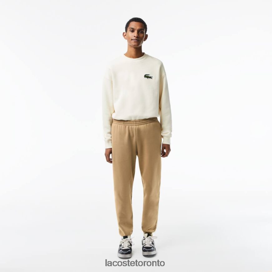 Clothing Lacoste Tapered Fit Fleece Trackpants Beige Men Z60BPR350