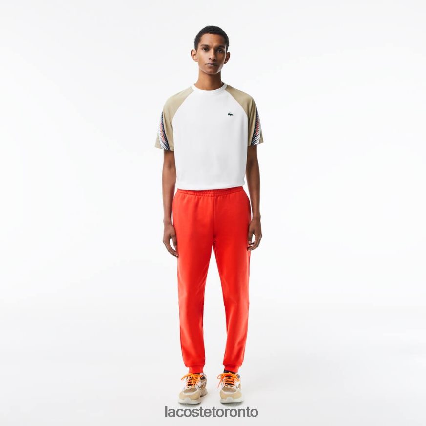 Clothing Lacoste Tapered Fit Fleece Trackpants Orange Men Z60BPR374