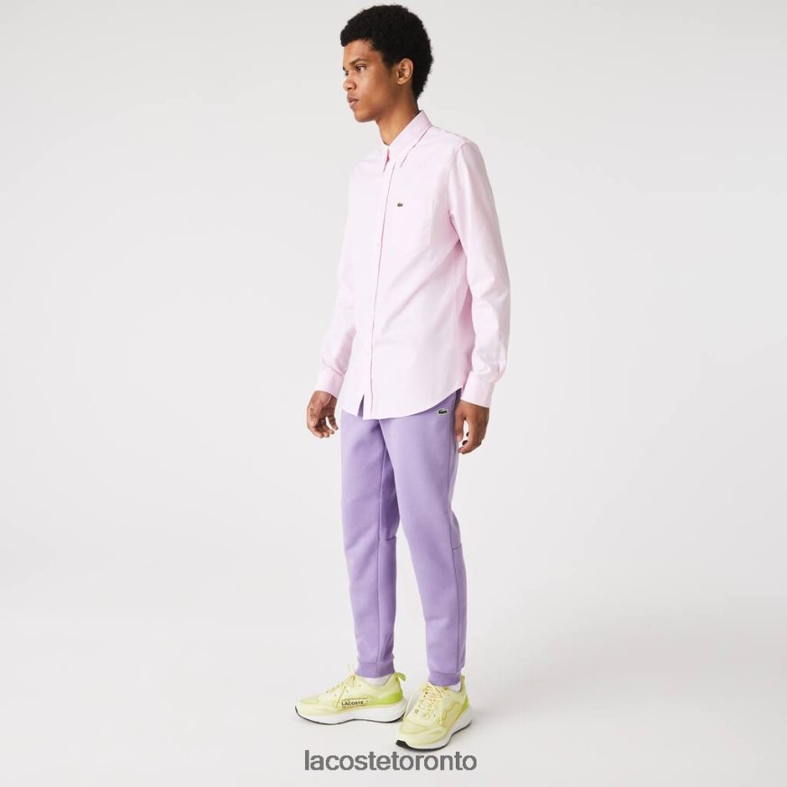 Clothing Lacoste Tapered Fit Fleece Trackpants Purple Men Z60BPR995