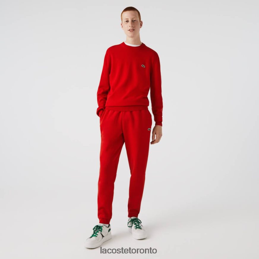 Clothing Lacoste Tapered Fit Fleece Trackpants Red Men Z60BPR987