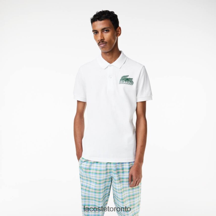 Clothing Lacoste Cotton Mini-Pique Polo White Men Z60BPR101