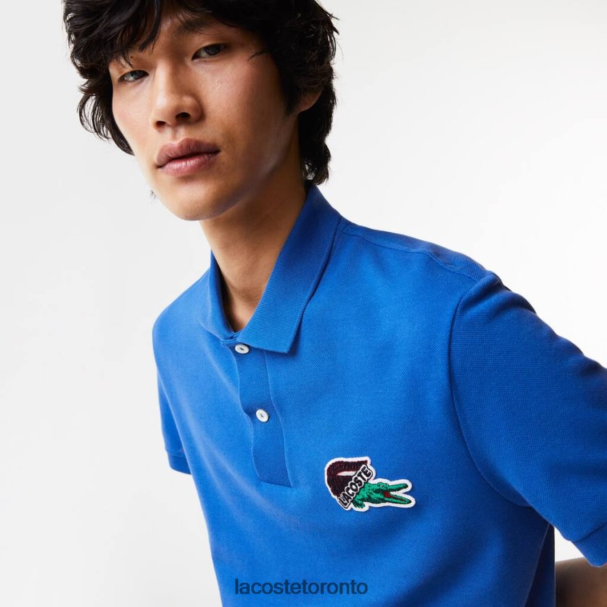 Clothing Lacoste Organic Cotton Pique Polo Blue Men Z60BPR574