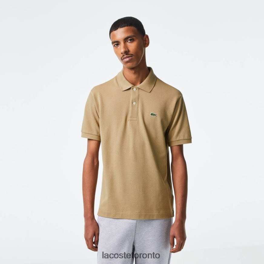 Clothing Lacoste Original L.12.12 Polo Beige Men Z60BPR150