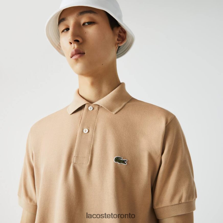 Clothing Lacoste Original L.12.12 Polo Beige Men Z60BPR830