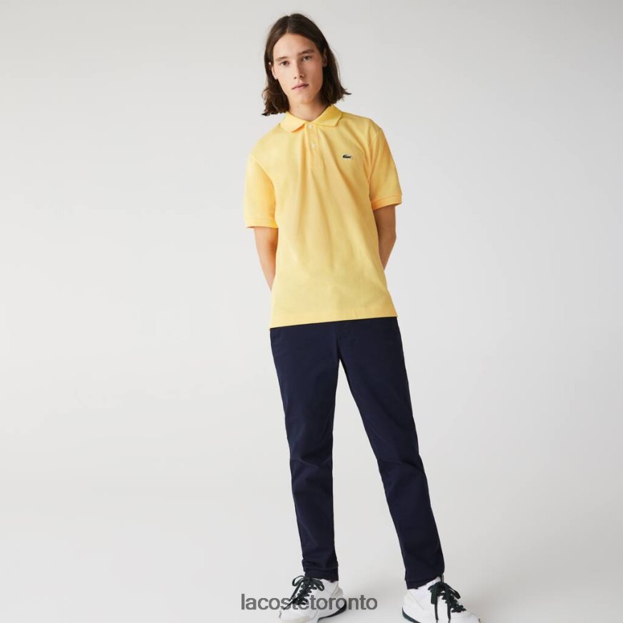 Clothing Lacoste Original L.12.12 Polo Yellow Men Z60BPR870