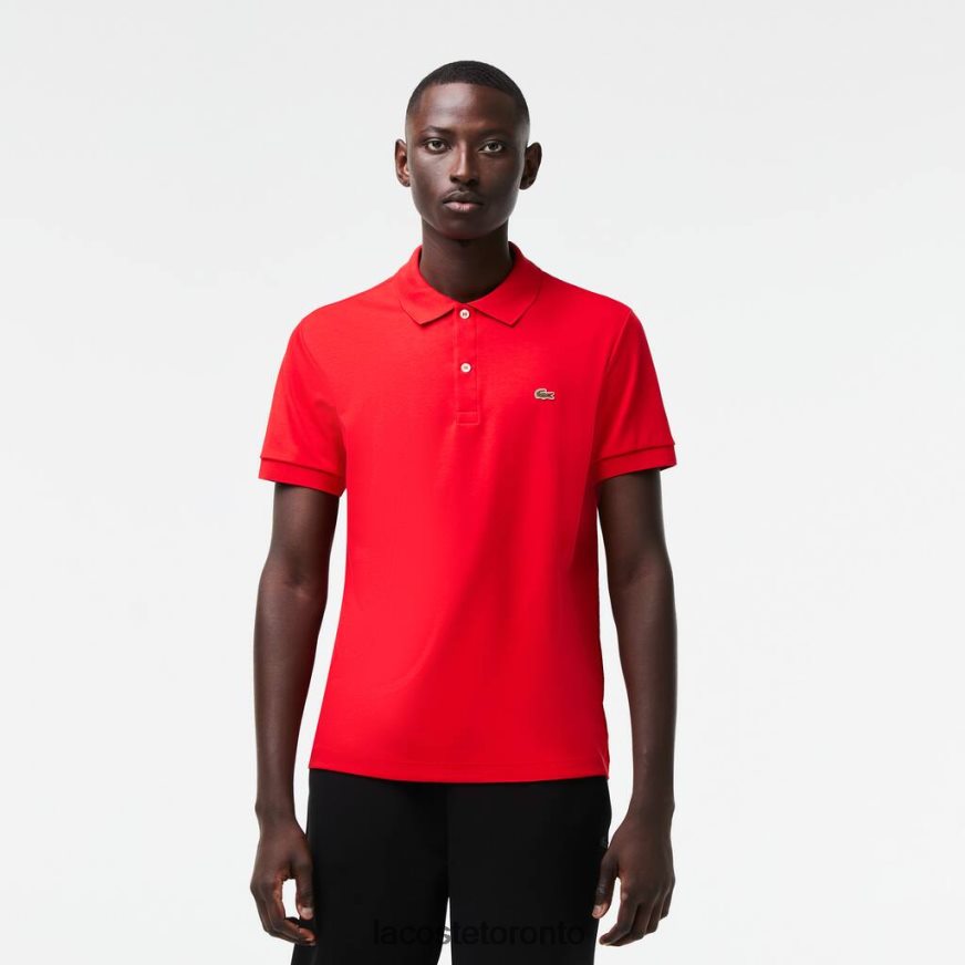 Clothing Lacoste Regular Fit Pima Cotton Polo Red Men Z60BPR808