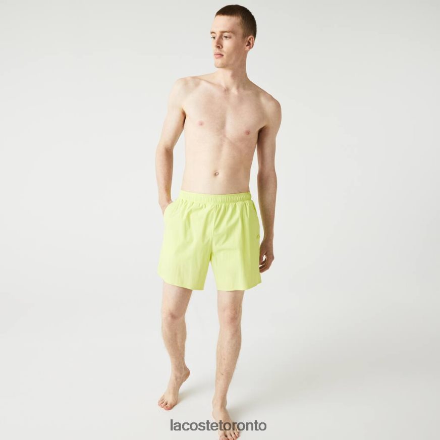 Clothing Lacoste Light Swim Trunks Flashy Yellow Men Z60BPR1684