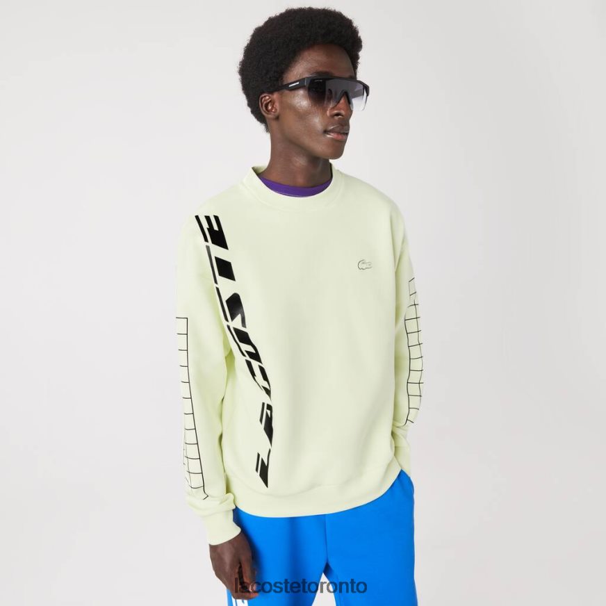 Clothing Lacoste Loose Fit Pique Sweatshirt Yellow Men Z60BPR1000