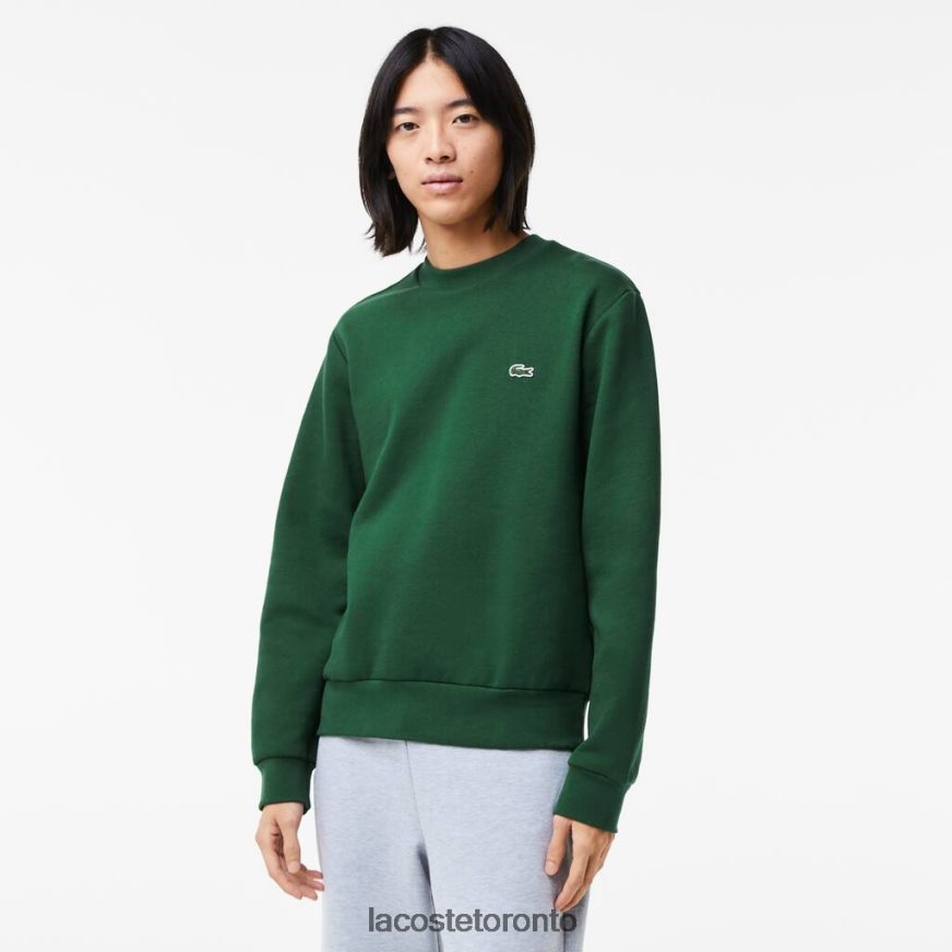 Clothing Lacoste Organic Brushed Cotton Sweatshirt Green Men Z60BPR281