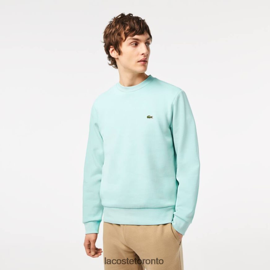 Clothing Lacoste Organic Brushed Cotton Sweatshirt Mint Men Z60BPR285