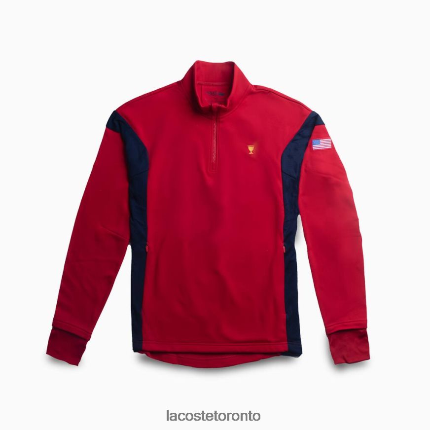 Clothing Lacoste SPORT Sweatshirt Red/Navy Blue Men Z60BPR371