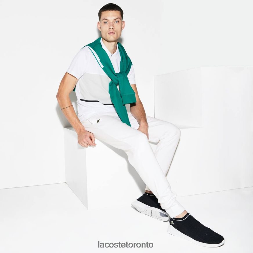 Clothing Lacoste SPORT Fleece Tennis Sweatpants White Men Z60BPR960