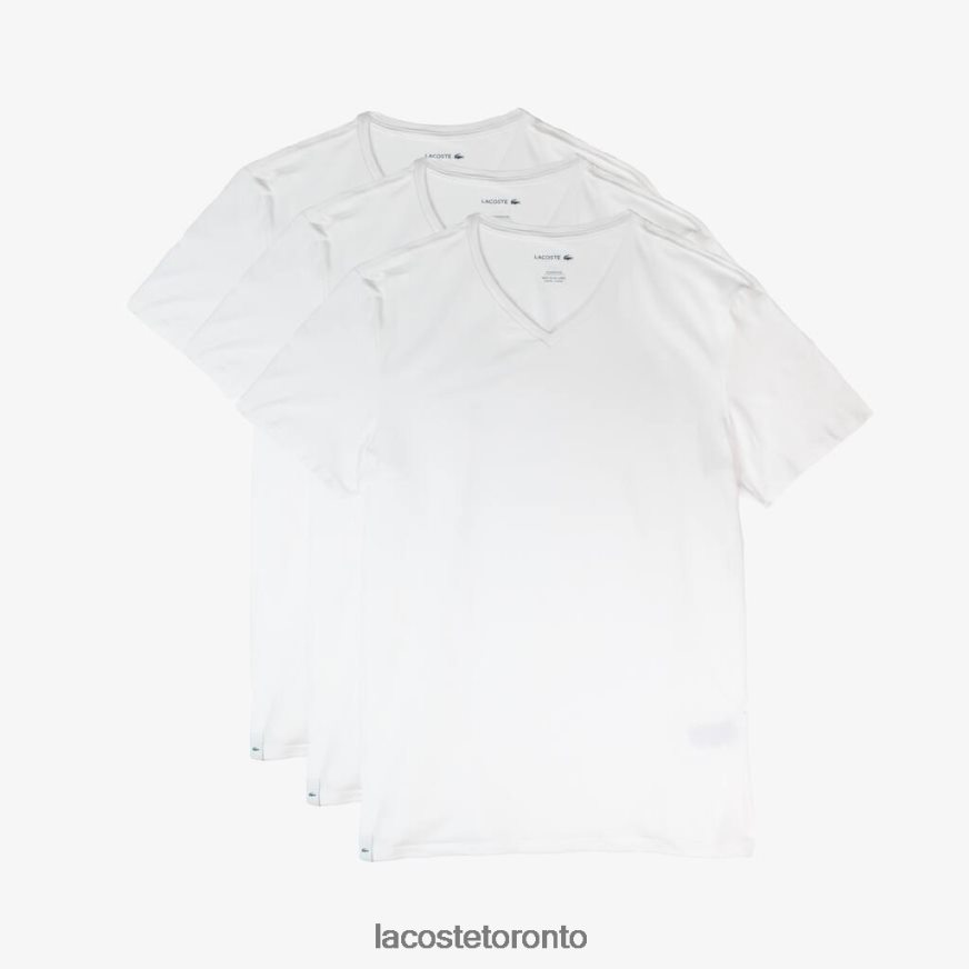 Clothing Lacoste Lounge T-Shirt 3-Pack White Men Z60BPR1579