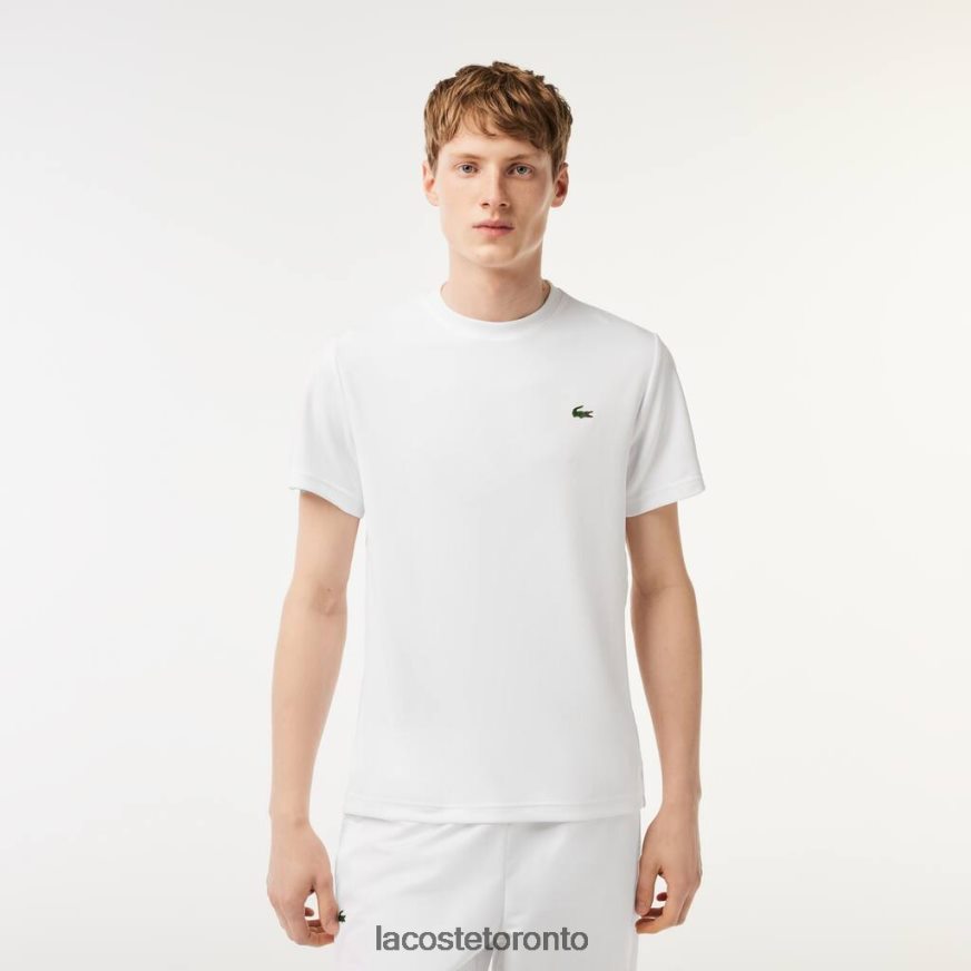 Clothing Lacoste SPORT Breathable Pique T-Shirt White Men Z60BPR671