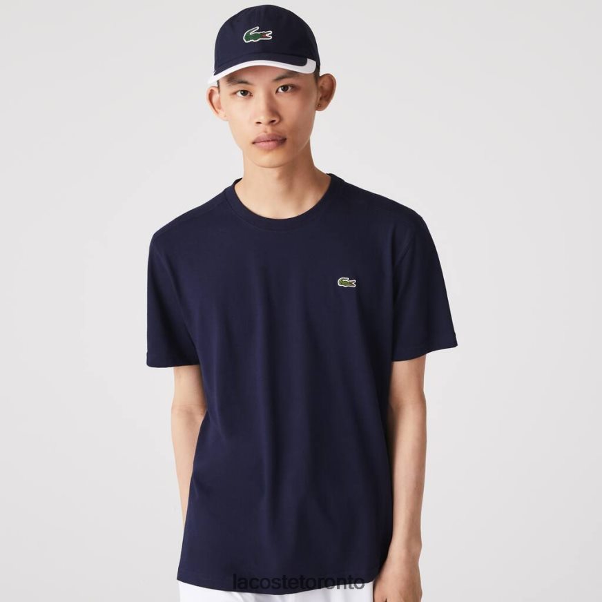 Clothing Lacoste SPORT Breathable T-Shirt Navy Blue Men Z60BPR53