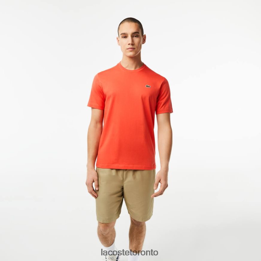 Clothing Lacoste SPORT Breathable T-Shirt Orange Men Z60BPR83