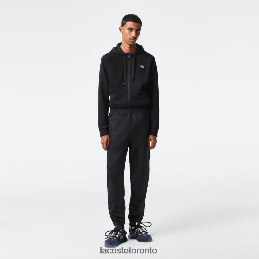 Clothing Lacoste SPORT Lightweight Fabric Tracksuit Pants Black Men Z60BPR550