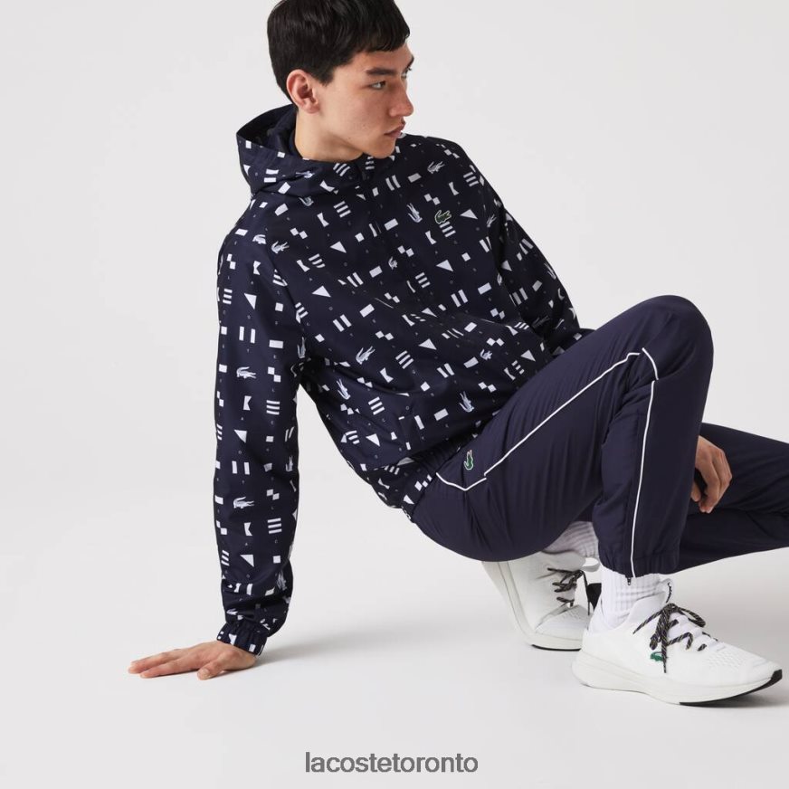 Clothing Lacoste SPORT Tennis Tracksuit Navy Blue/White Men Z60BPR1194