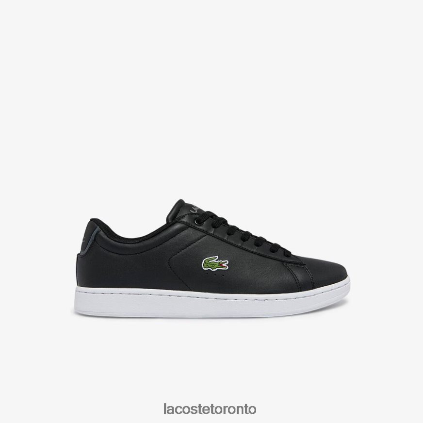 Shoes Lacoste Carnaby BL Leather Sneakers Black & White Men Z60BPR1816