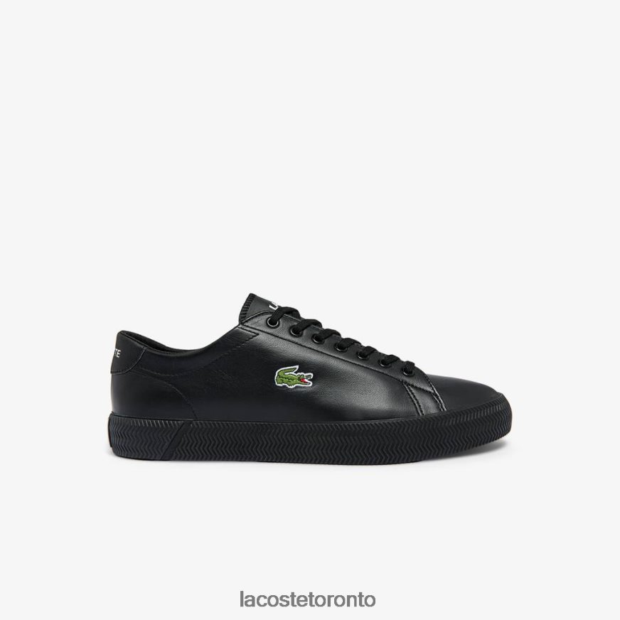 Shoes Lacoste Gripshot Leather and Synthetic Sneakers Black Men Z60BPR1883