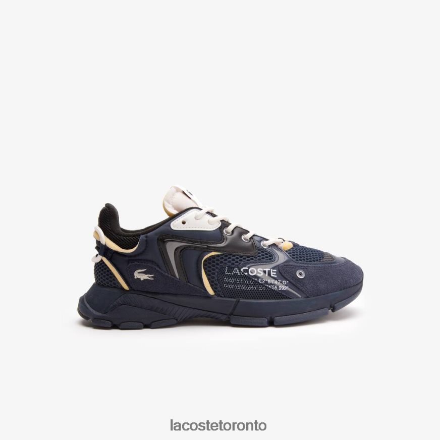 Shoes Lacoste L003 Neo Textile Sneakers Navy Men Z60BPR1697