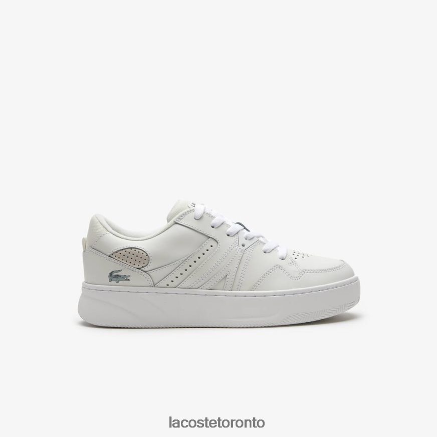 Shoes Lacoste L005 Leather Sneakers White Men Z60BPR1823