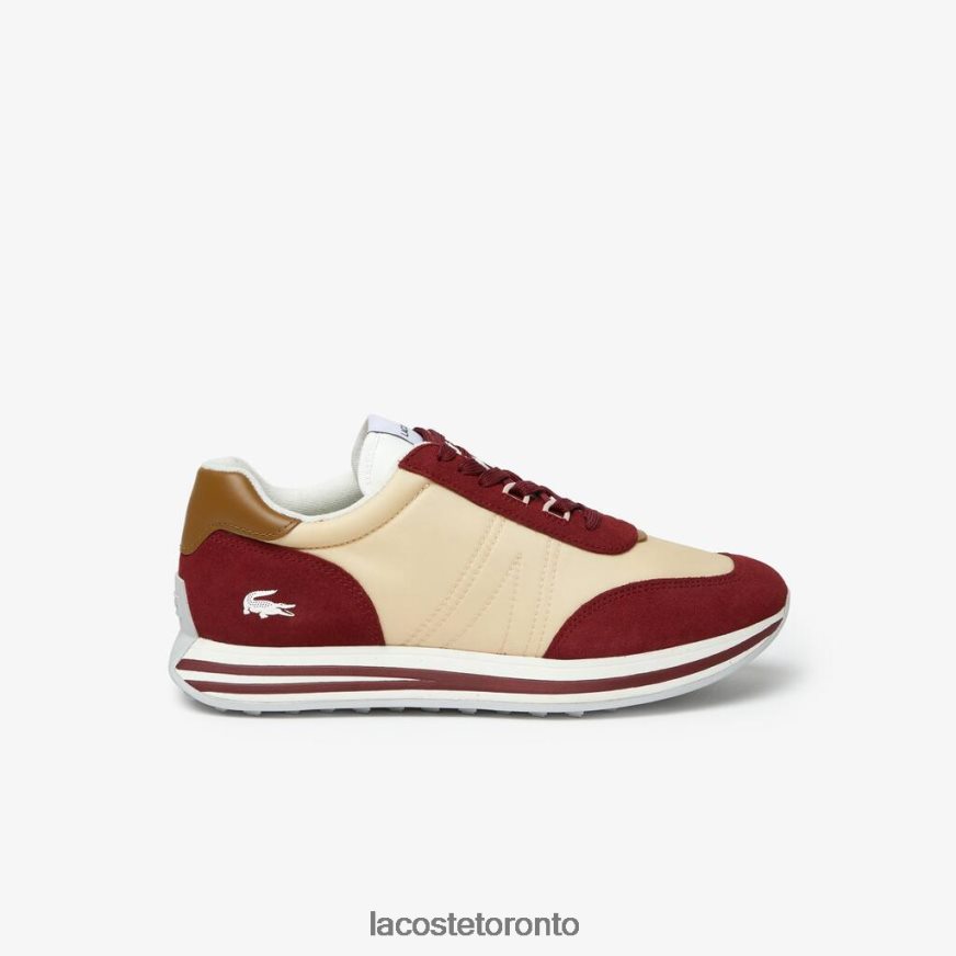 Shoes Lacoste L-Spin Textile Sneakers Red Men Z60BPR1844