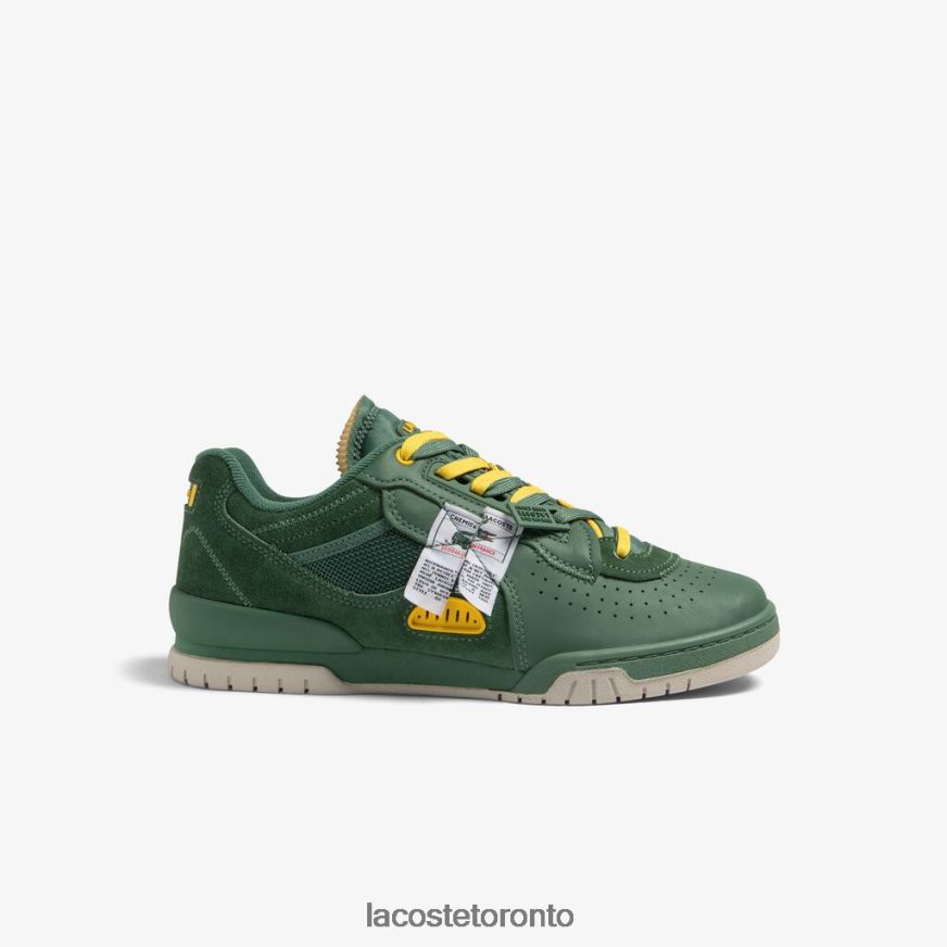 Shoes Lacoste M89 Leather and Textile Sneakers Green Men Z60BPR1749