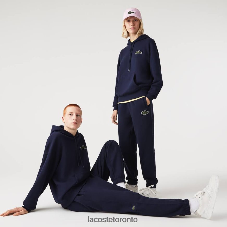 Clothing Lacoste Organic Cotton Fleece Trackpants Navy Blue Unisex Z60BPR1049