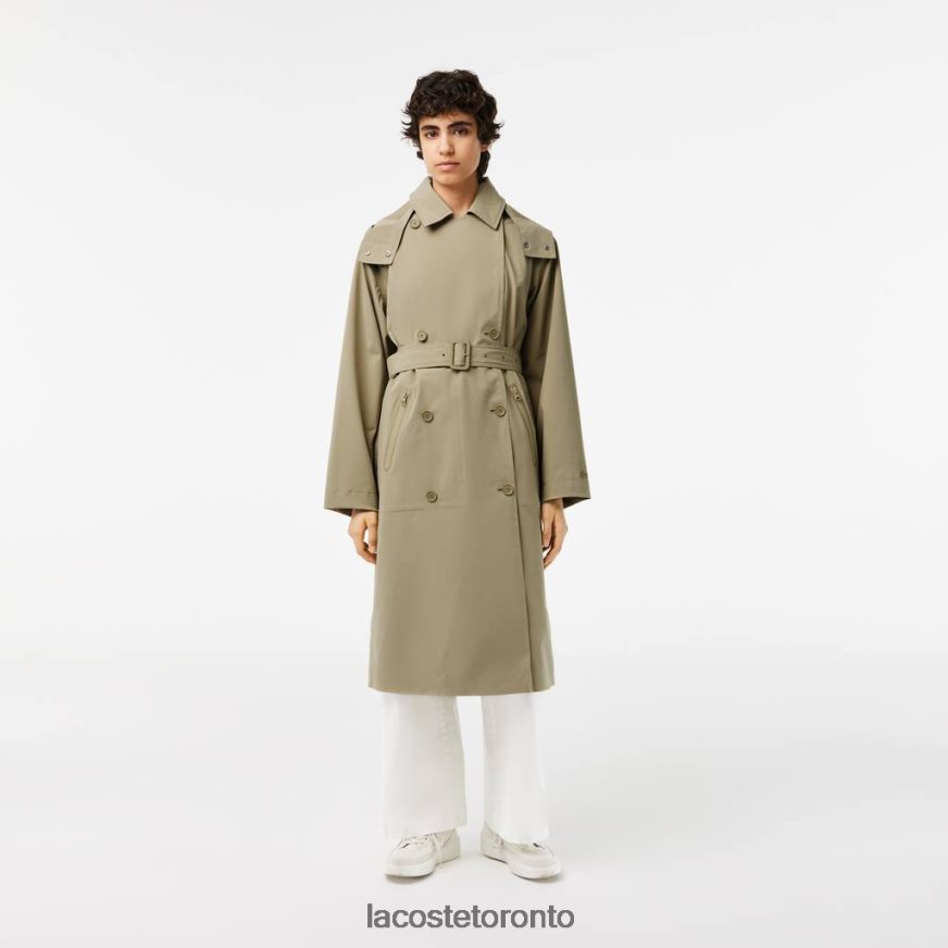 Clothing Lacoste Oversized Trench Coat Beige Women Z60BPR2434