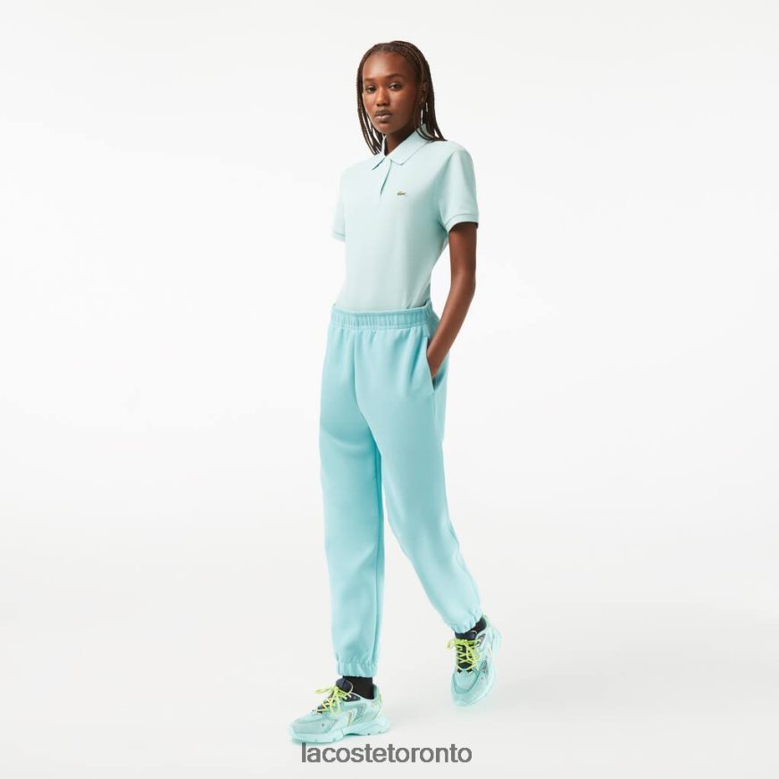 Clothing Lacoste Blended Cotton Joggers Turquoise Women Z60BPR2415