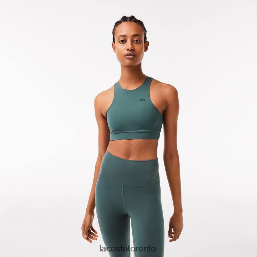 Clothing Lacoste Seamless SPORTs Bra Green Women Z60BPR2549