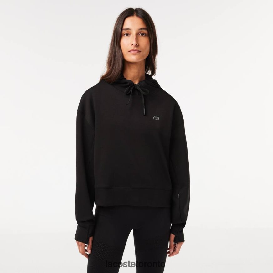 Clothing Lacoste Hooded Sweatshirt Black Women Z60BPR2417