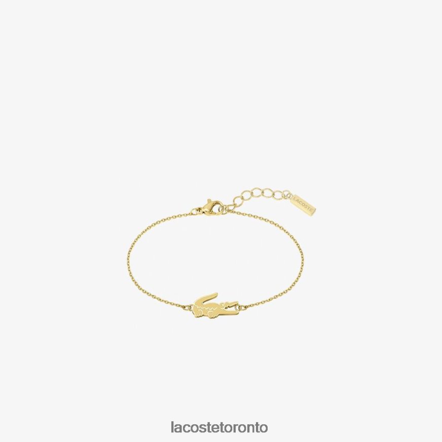 Jewelry Lacoste Crocodile Bracelet Gold Women Z60BPR2903